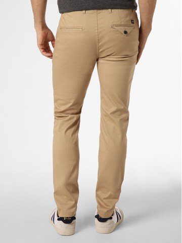 SCOTCH & SODA Slimfit Chino kalhoty – béžová