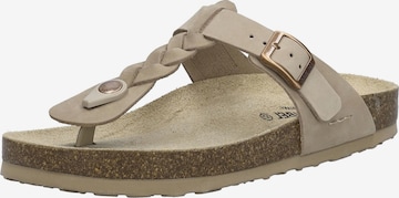 JOSEF SEIBEL Zehentrenner in Beige: Vorderseite