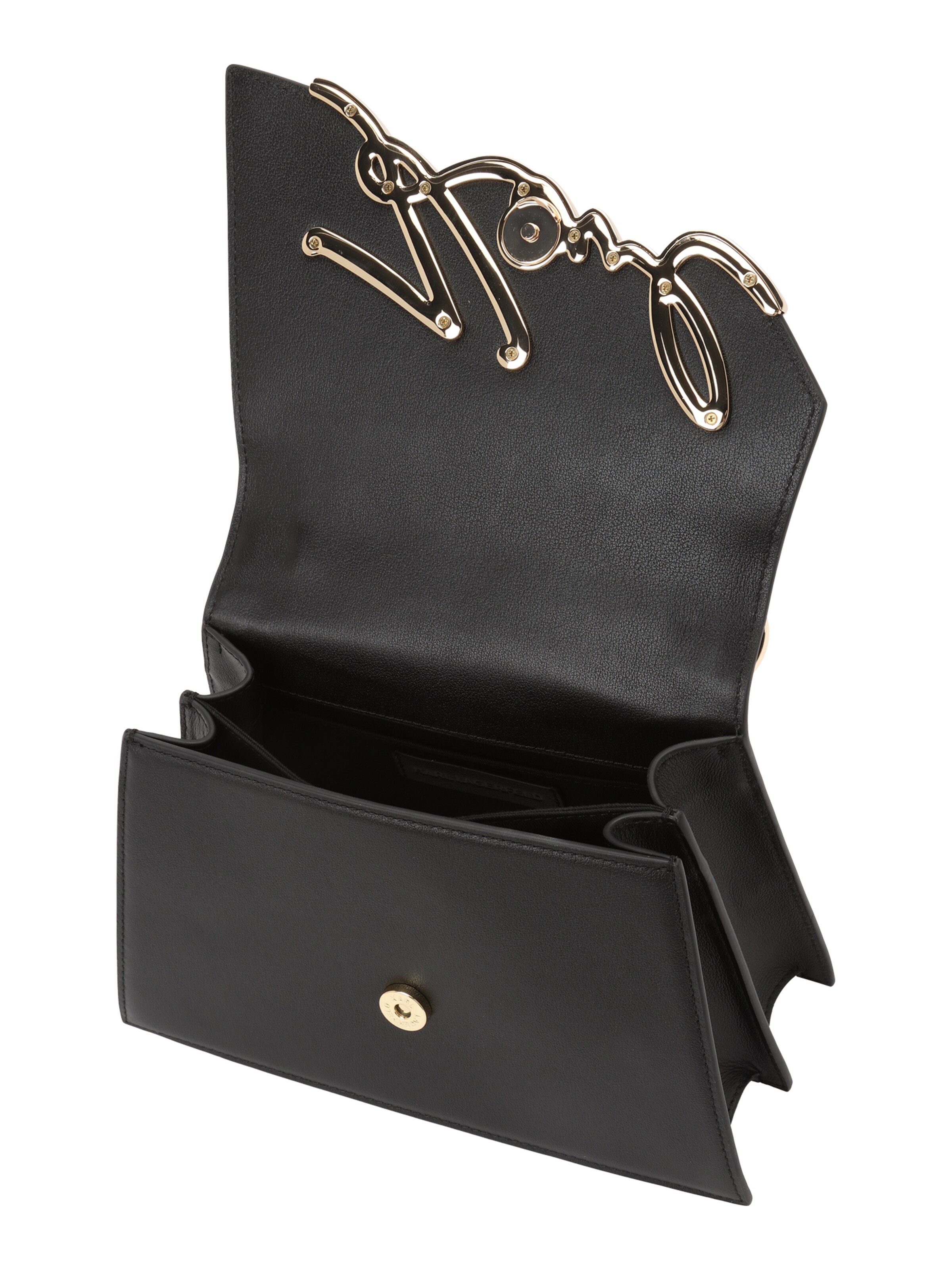 melns Karl Lagerfeld Rokassomiņa