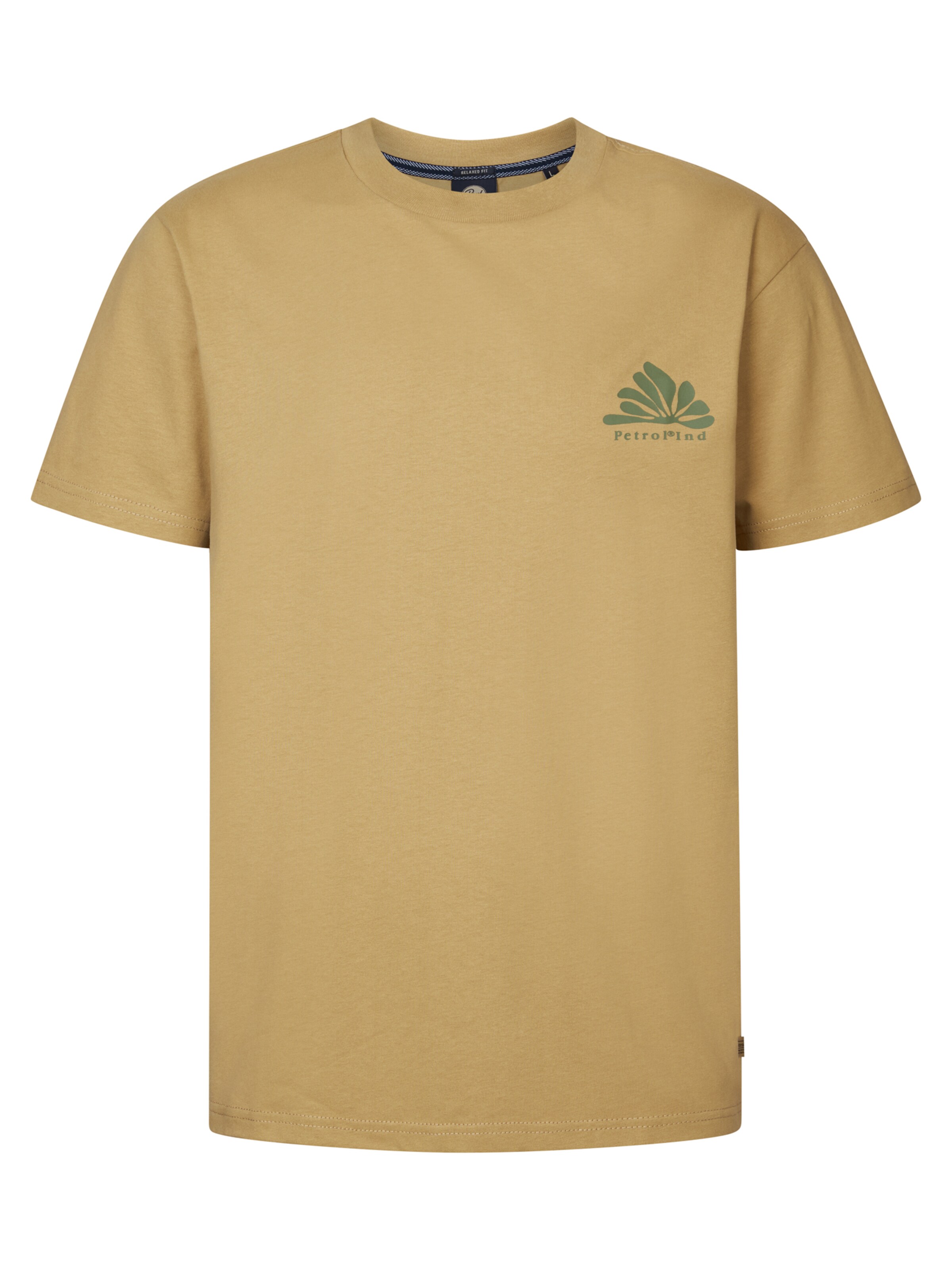 Petrol Industries Μπλουζάκι 'Conchfront' σε κίτρινο: μπροστά