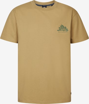 Petrol Industries Μπλουζάκι 'Conchfront' σε κίτρινο: μπροστά