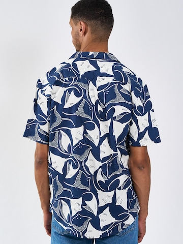 Legends Regular fit Button Up Shirt 'Sean' in Blue