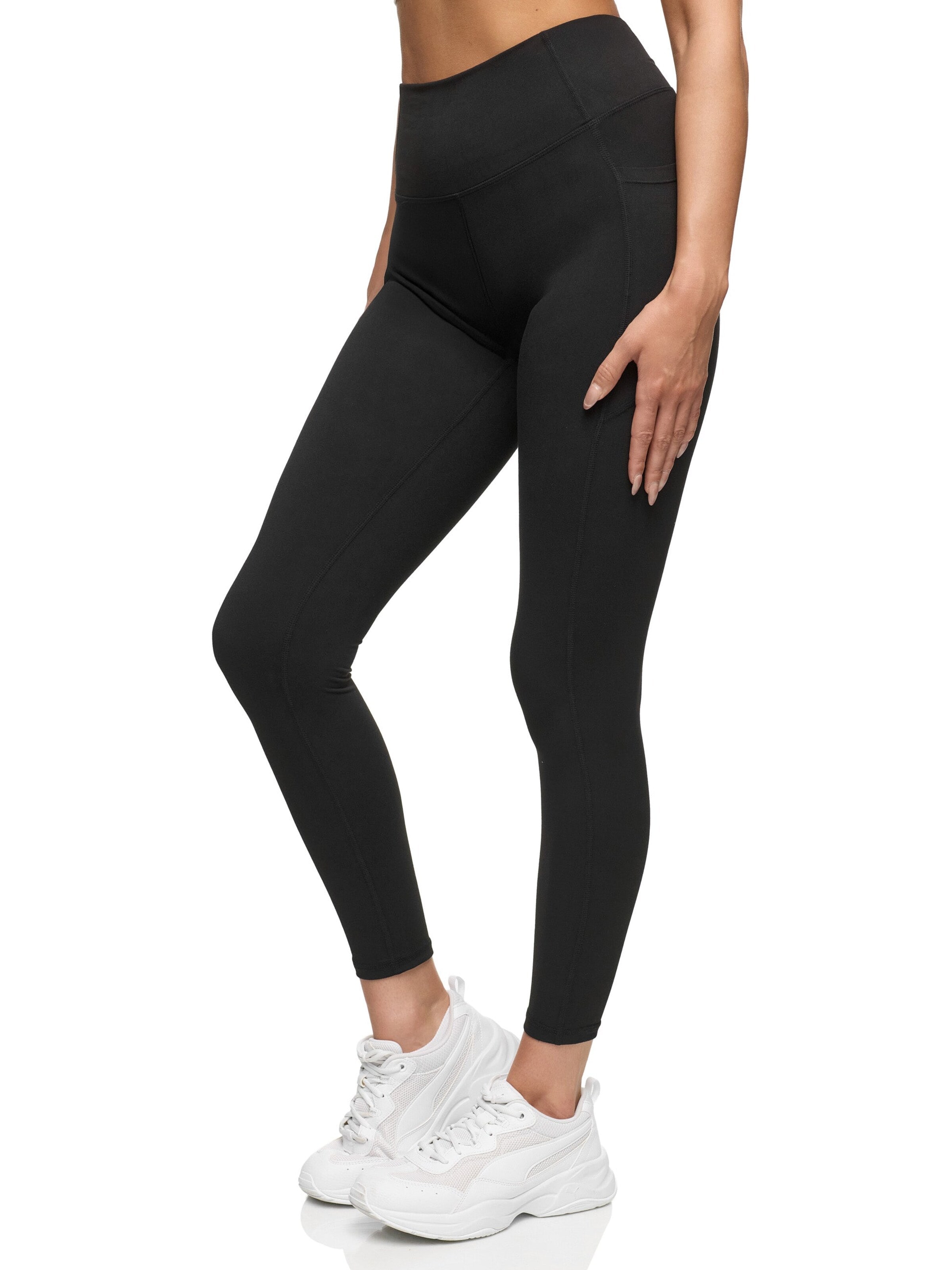 Tazzio Skinny Legginsy 'F301' w kolorze czarny