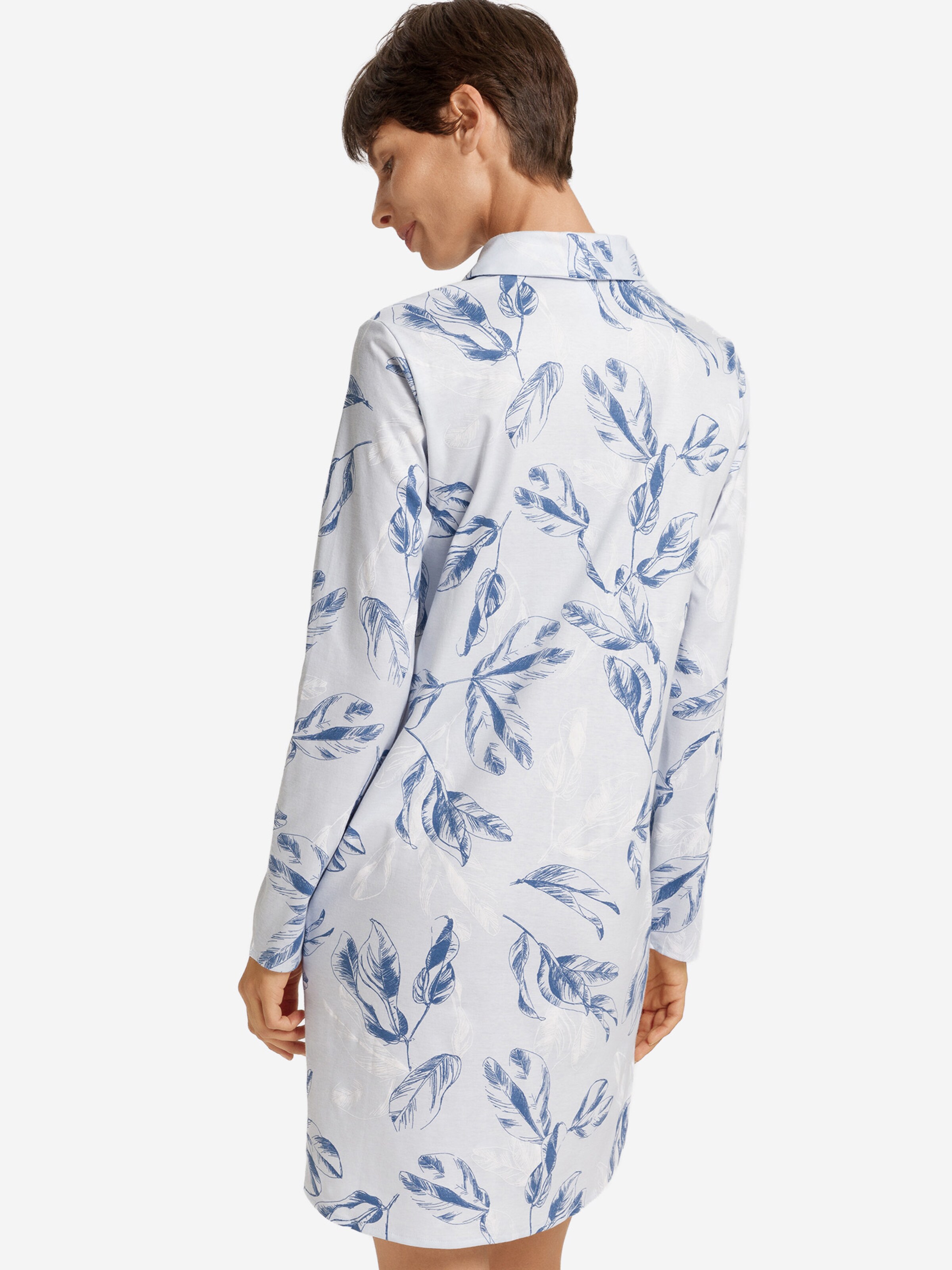 Hanro - Camisola de pijama ' Loungy Nights ' em azul