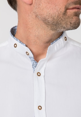 STOCKERPOINT Comfort fit Klederdracht overhemd 'Marley' in Wit