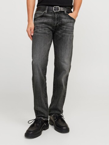 JACK & JONES Tapered Jeans 'JJIMIKE JJFOX' in Black: front