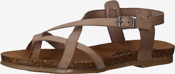 COSMOS COMFORT Strap Sandals in Beige: front