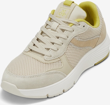 Baskets basses Marc O'Polo en beige : devant