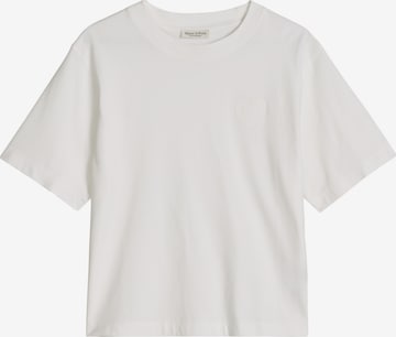 T-shirt Marc O'Polo en blanc : devant