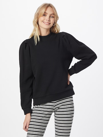 minus Sweatshirt 'Mika' in Schwarz: Vorderseite