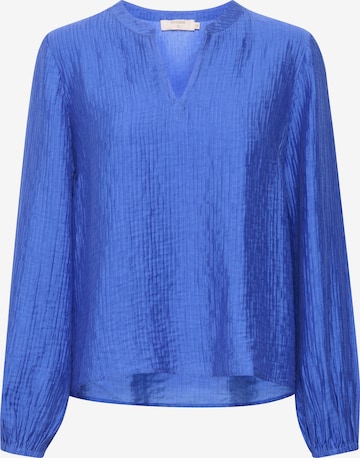 Cream Blouse 'Wilma ' in Blue: front