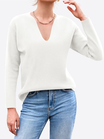 Imily Bela Pullover i hvid