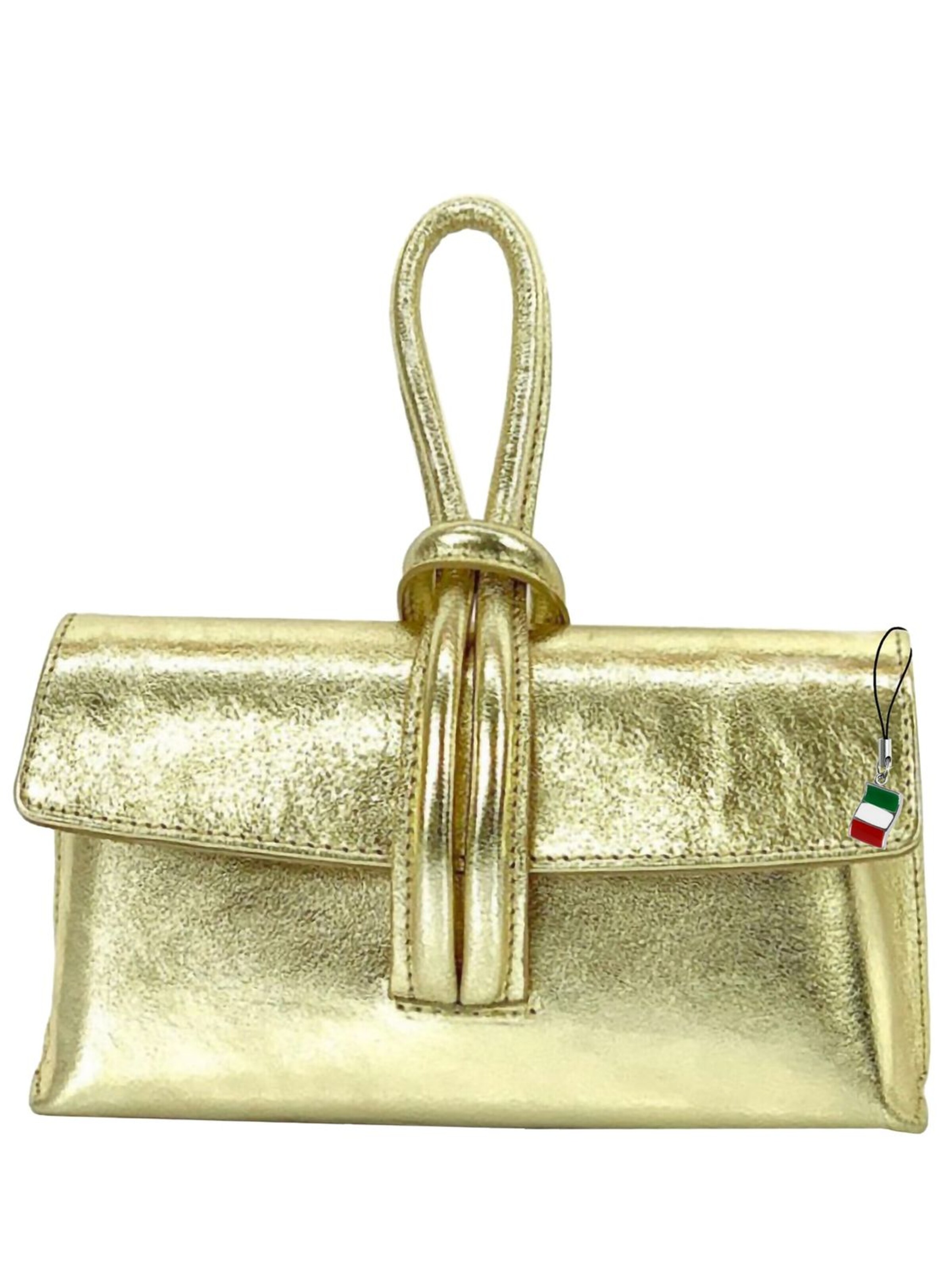 Florence Klederdrachttas in Goud: voorkant