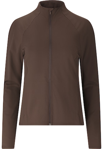 Athlecia Sportjacke 'Emarri' in Braun: Vorderseite