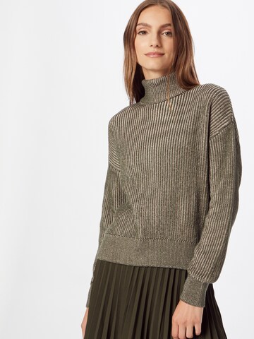 Another Label Sweater 'Wyckoff' in Beige: front