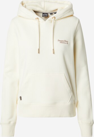 Superdry Sweatshirt 'Essential' i hvid: forside