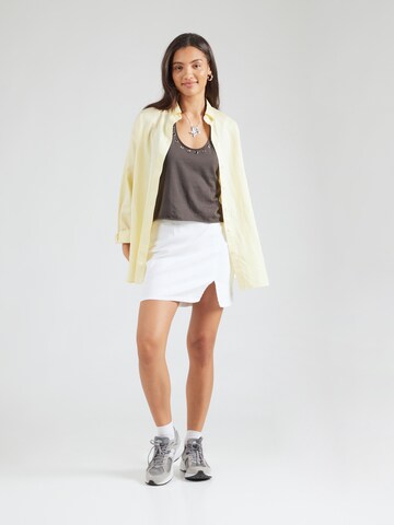 Jupe 'VMNELLY' VERO MODA en blanc