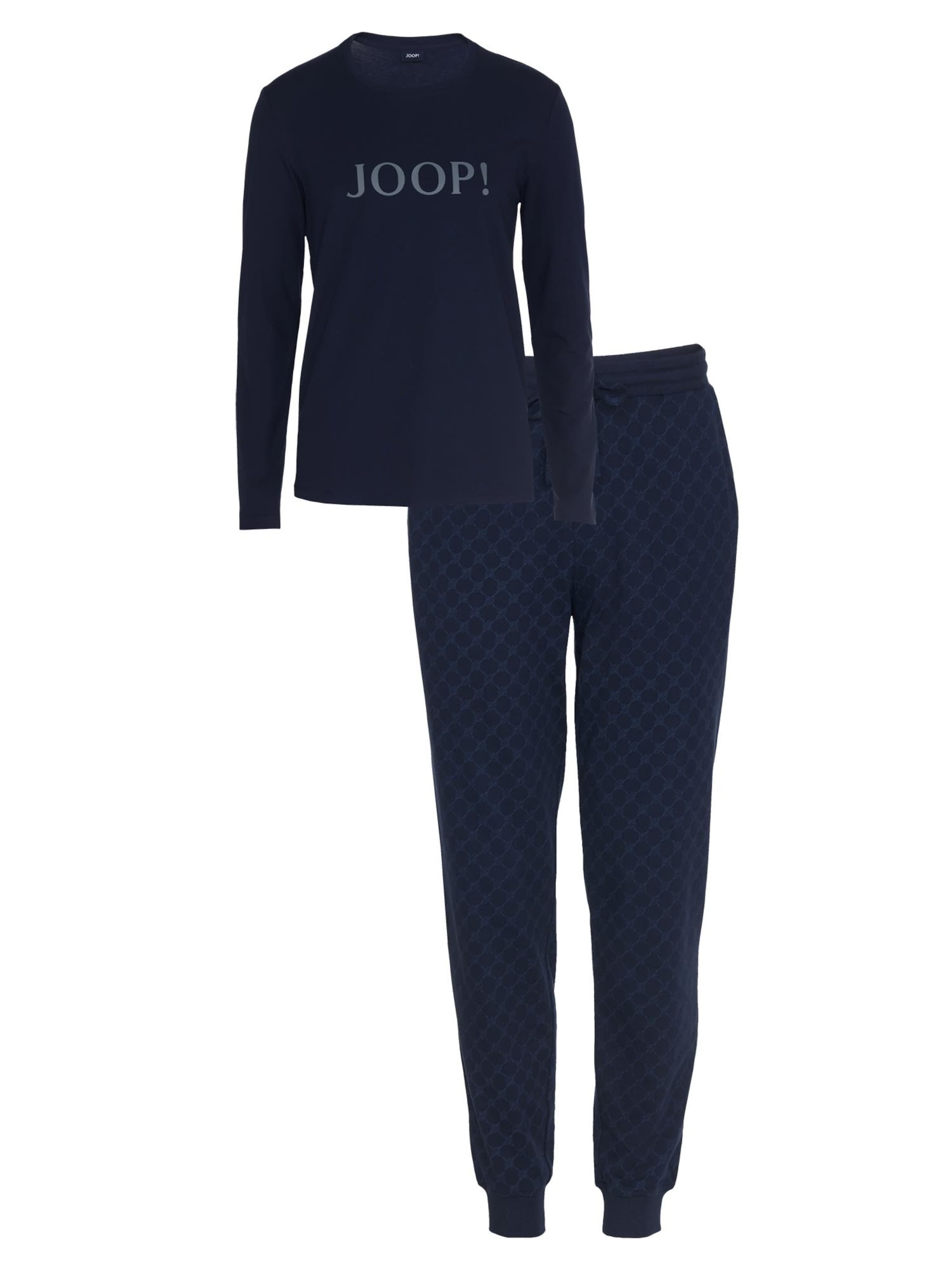 JOOP! Pajamas long 'Comfort' in Blue: front