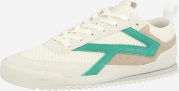 Calvin Klein Låg sneaker i beige: framsida