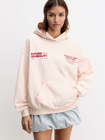 Pull&Bear Sweatshirt i pink: forside