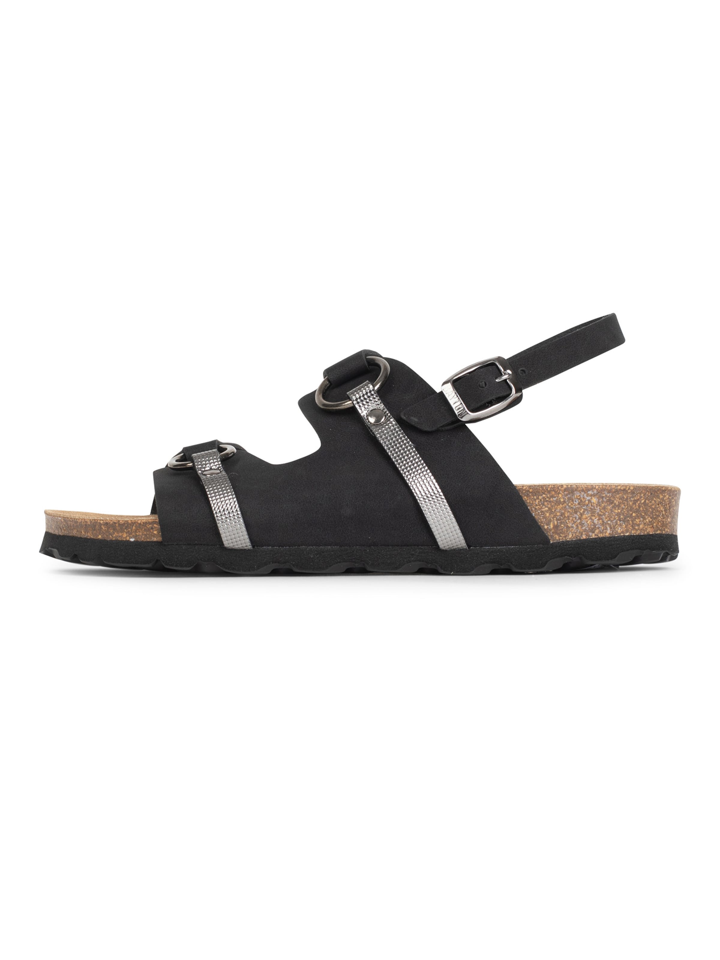 Bayton Remmisandaalit 'Astral' värissä musta: etupuoli