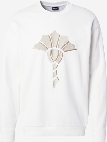 Sweat-shirt 'Blaze' JOOP! en blanc : devant