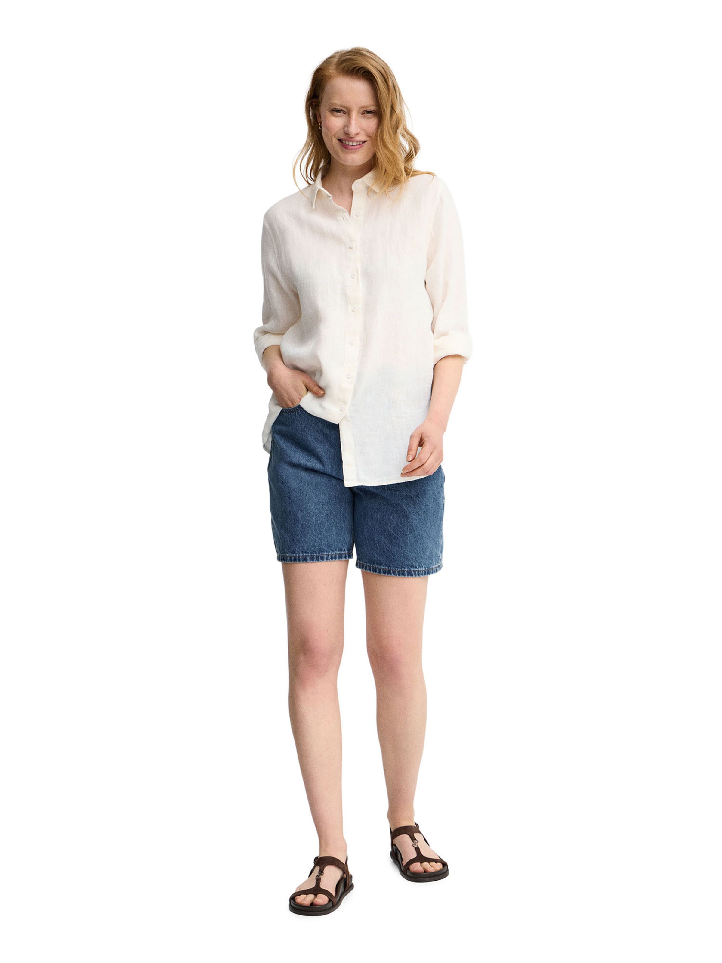 Polo Club Blouse in White