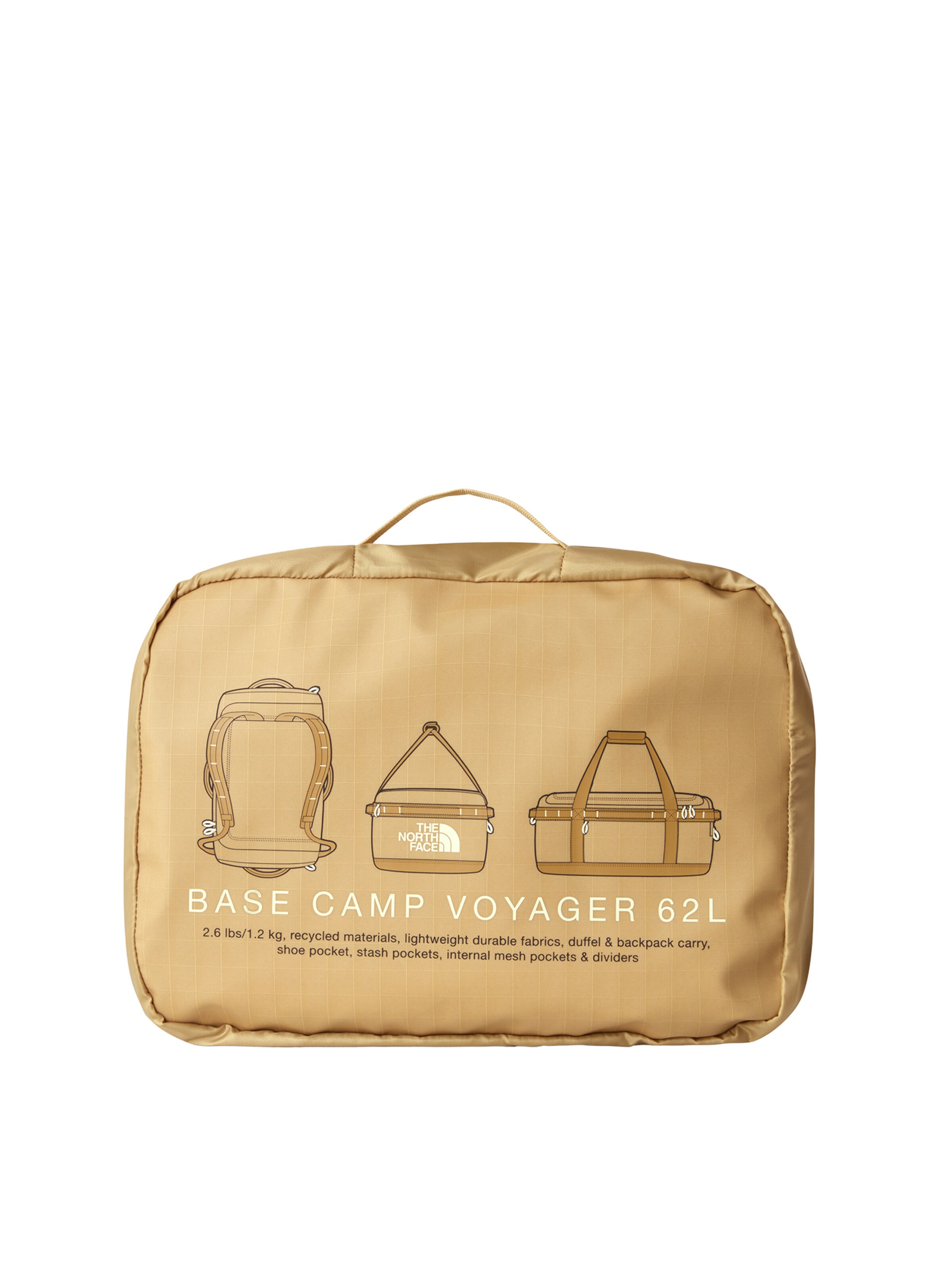 THE NORTH FACE - Bolsa de viaje 'Base Camp Voyager' en verde
