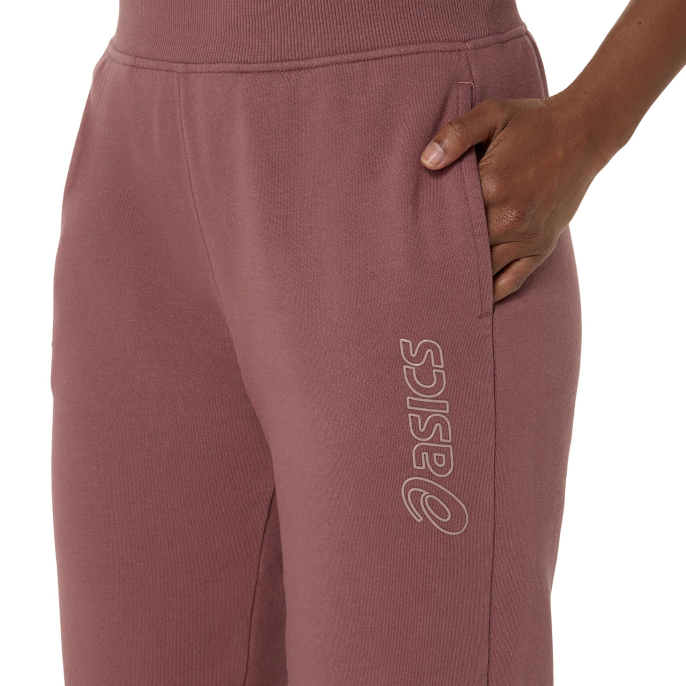ASICS Tapered Workout Pants in Purple