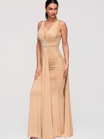 Ombre Abendkleid‌‌‌ in Beige