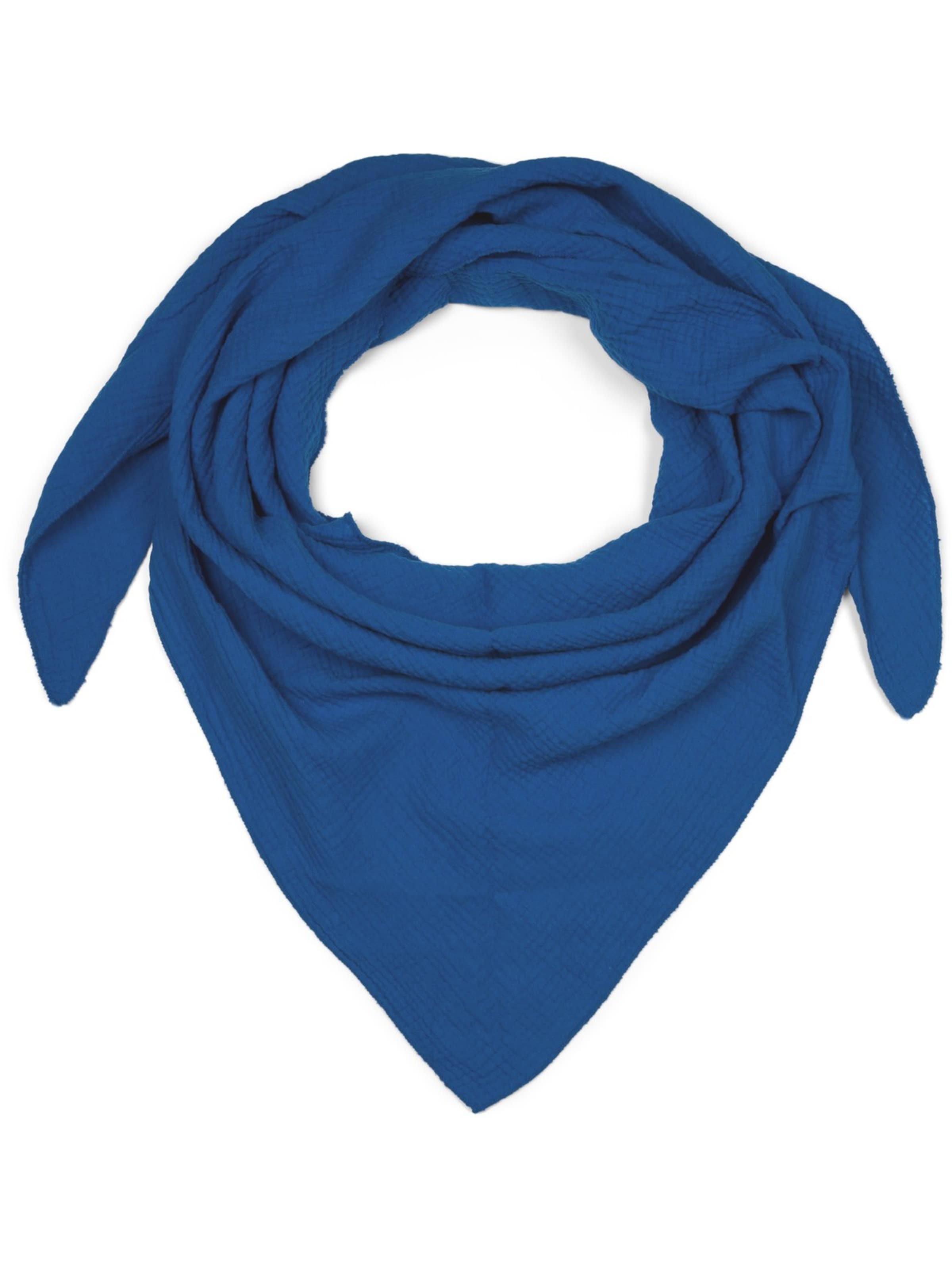styleBREAKER Tuch 'Musselin Dreiecktuch Einfarbig'‌‌‌‌‌‌‌‌‌ in royalblau, Produktansicht