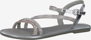 Sandalo di TAMARIS in argento: frontale