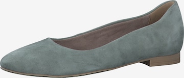 TAMARIS Ballet Flats in Green: front