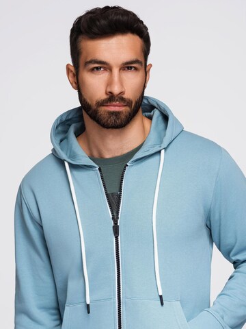 Sweat-shirt Ombre en bleu