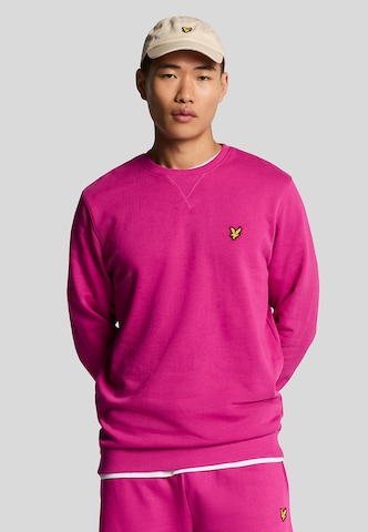 Lyle & Scott Sweatshirt in Roze: voorkant