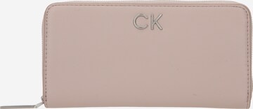 Calvin Klein Plånbok i beige: framsida