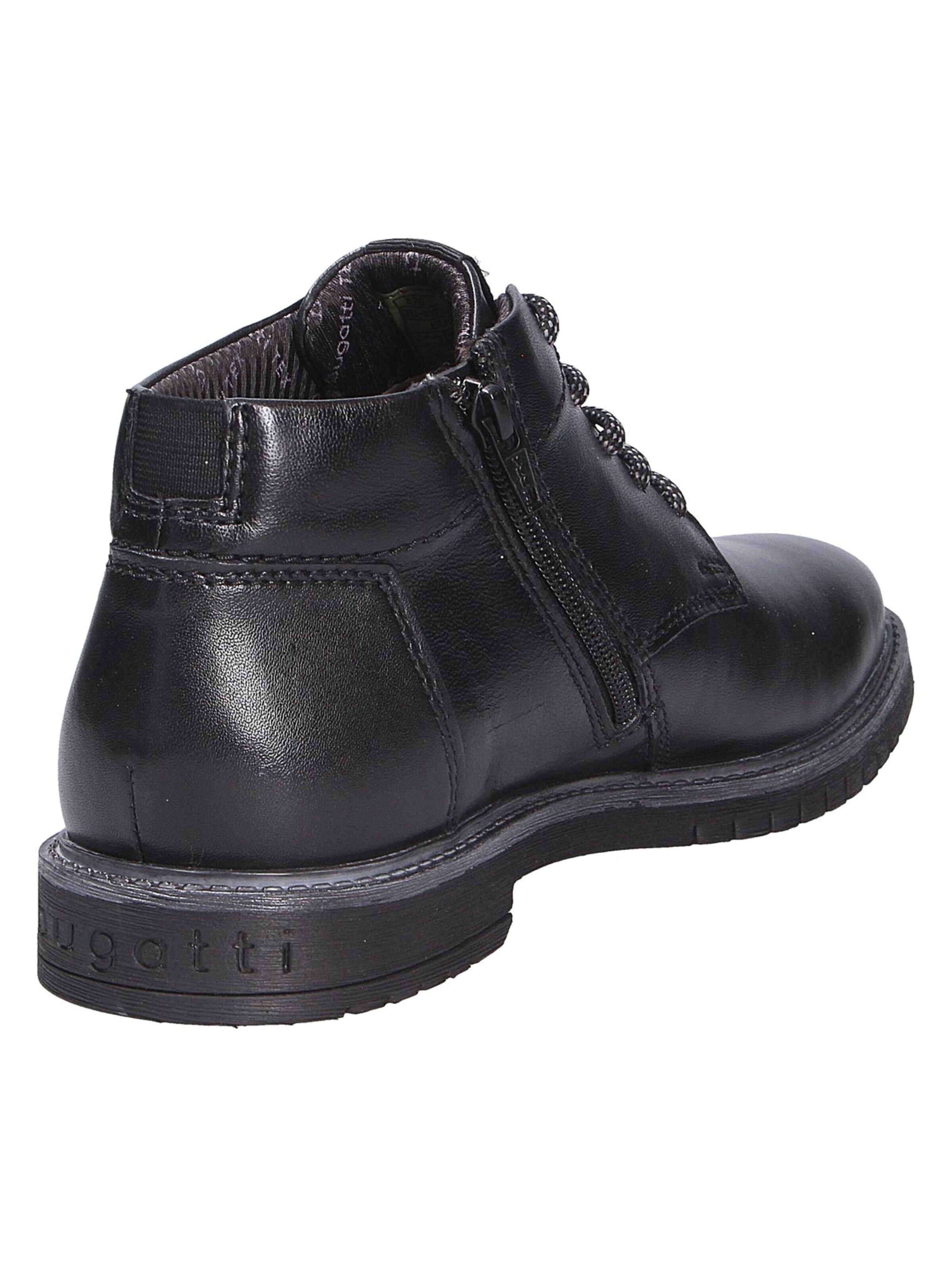 bugatti Lace-Up Boots in Black