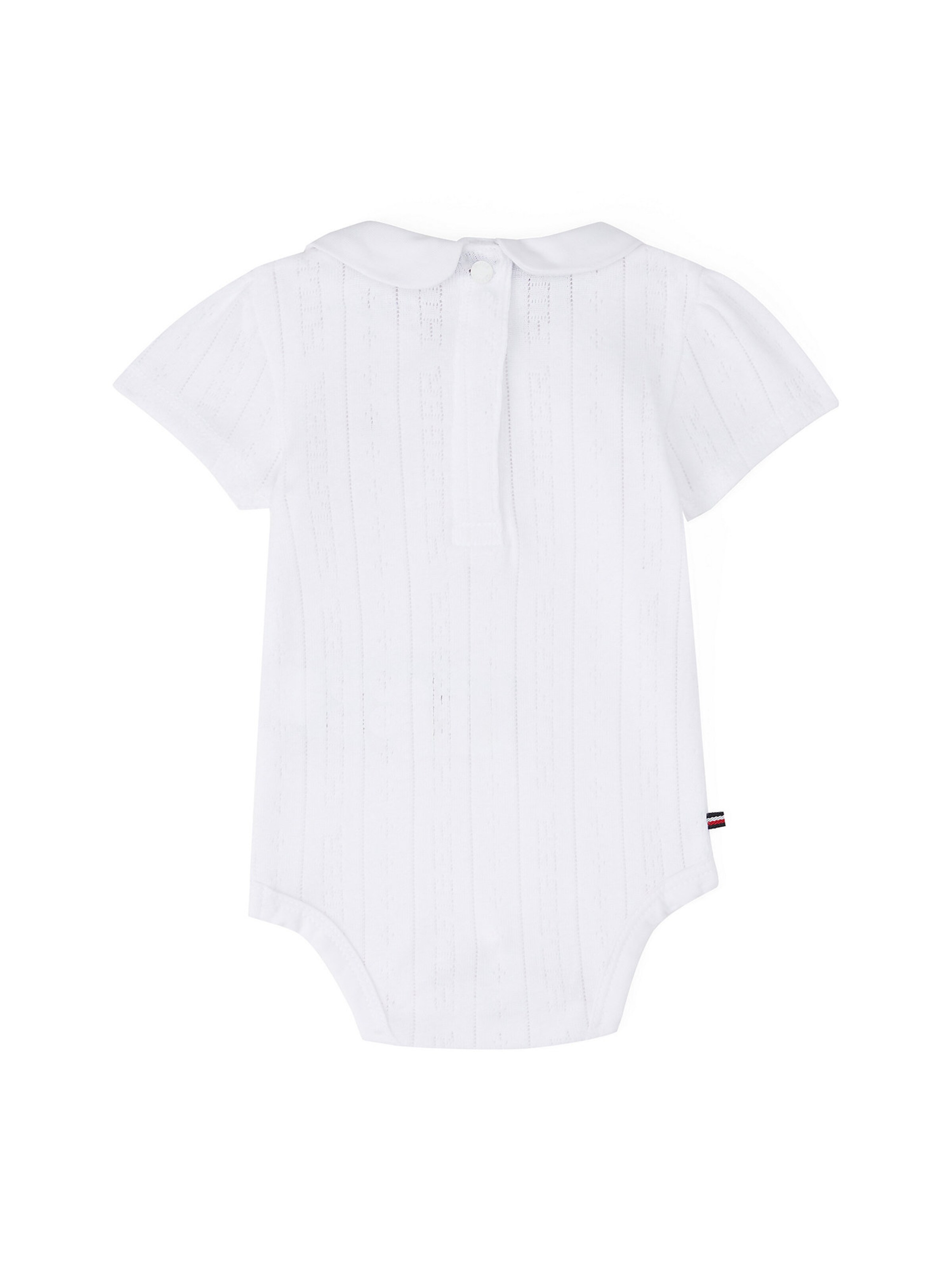Barboteuse / body 'Pointelle' TOMMY HILFIGER en blanc