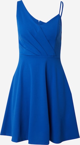 WAL G. Рокля за коктейл в синьо: отпред