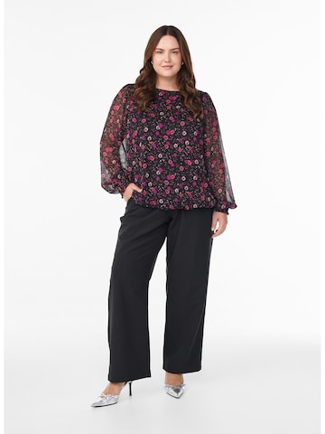 Zizzi Bluza 'Paula' | črna barva