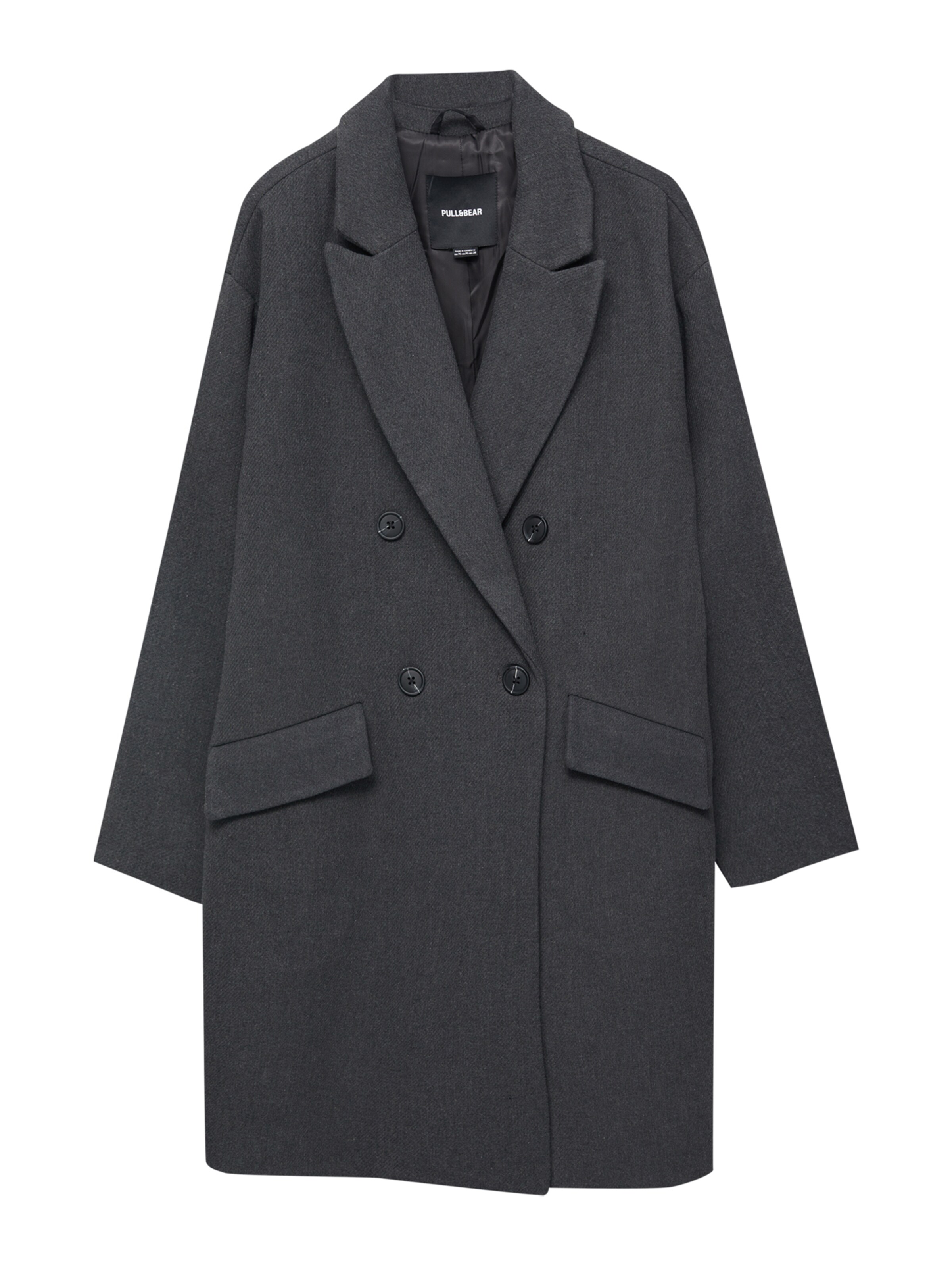 Pull and bear wool coat 2025