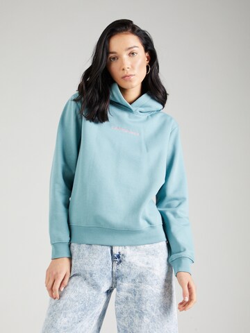 Calvin Klein Jeans Sweatshirt in Blauw: voorkant
