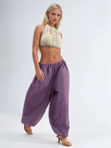 Barrel Pantalon Busem en violet