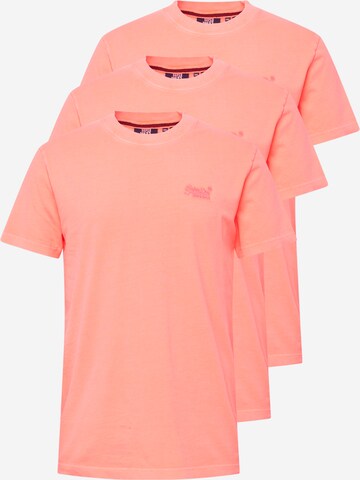 Maglietta 'ESSENTIAL' di Superdry in arancione: frontale