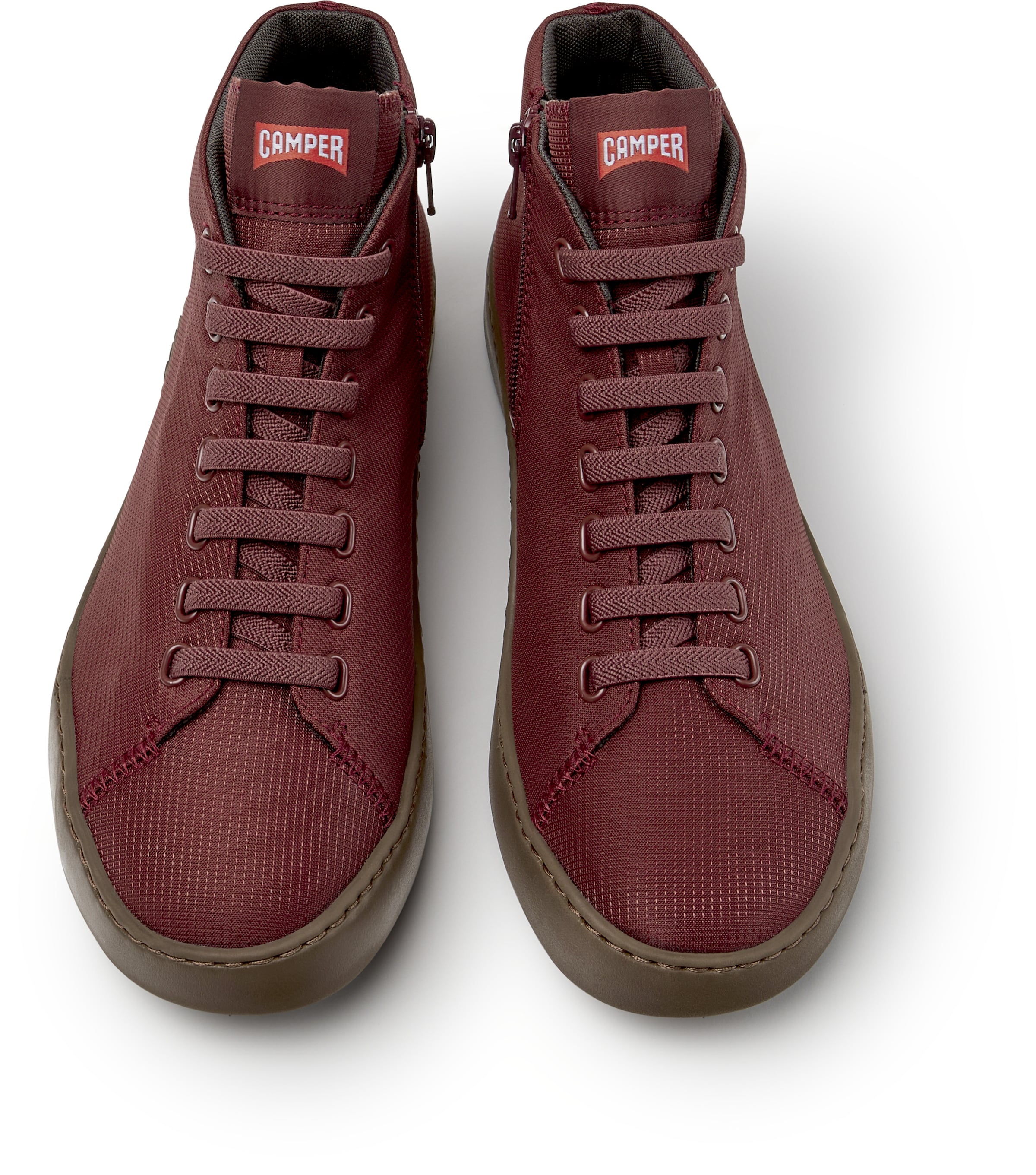 CAMPER - Sapatilhas altas ' Peu Touring ' em vermelho
