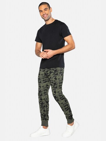 Threadbare Tapered Trousers 'Bentlee' in Green
