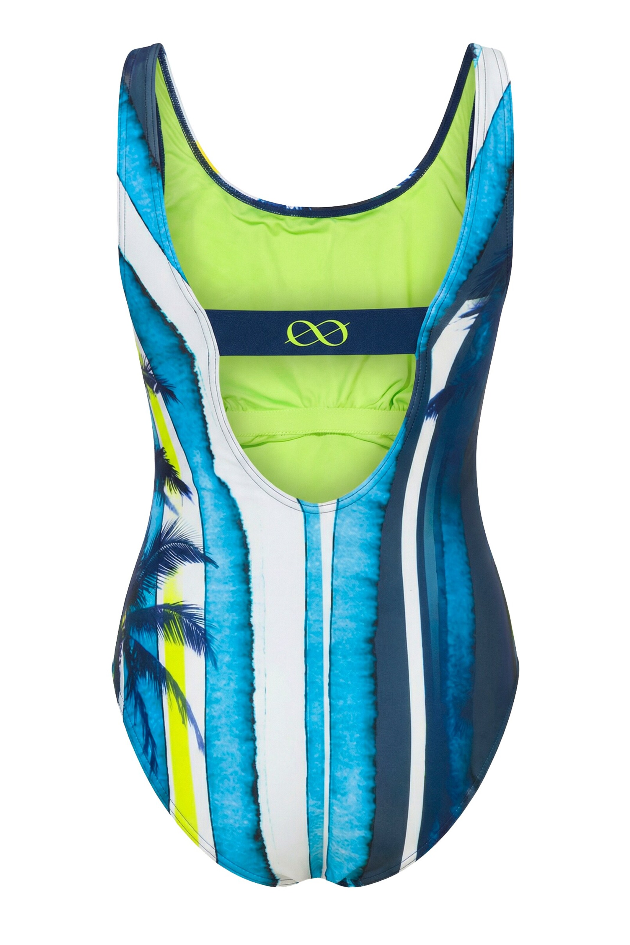 LAURASØN Bandeau Badeanzug in Blau