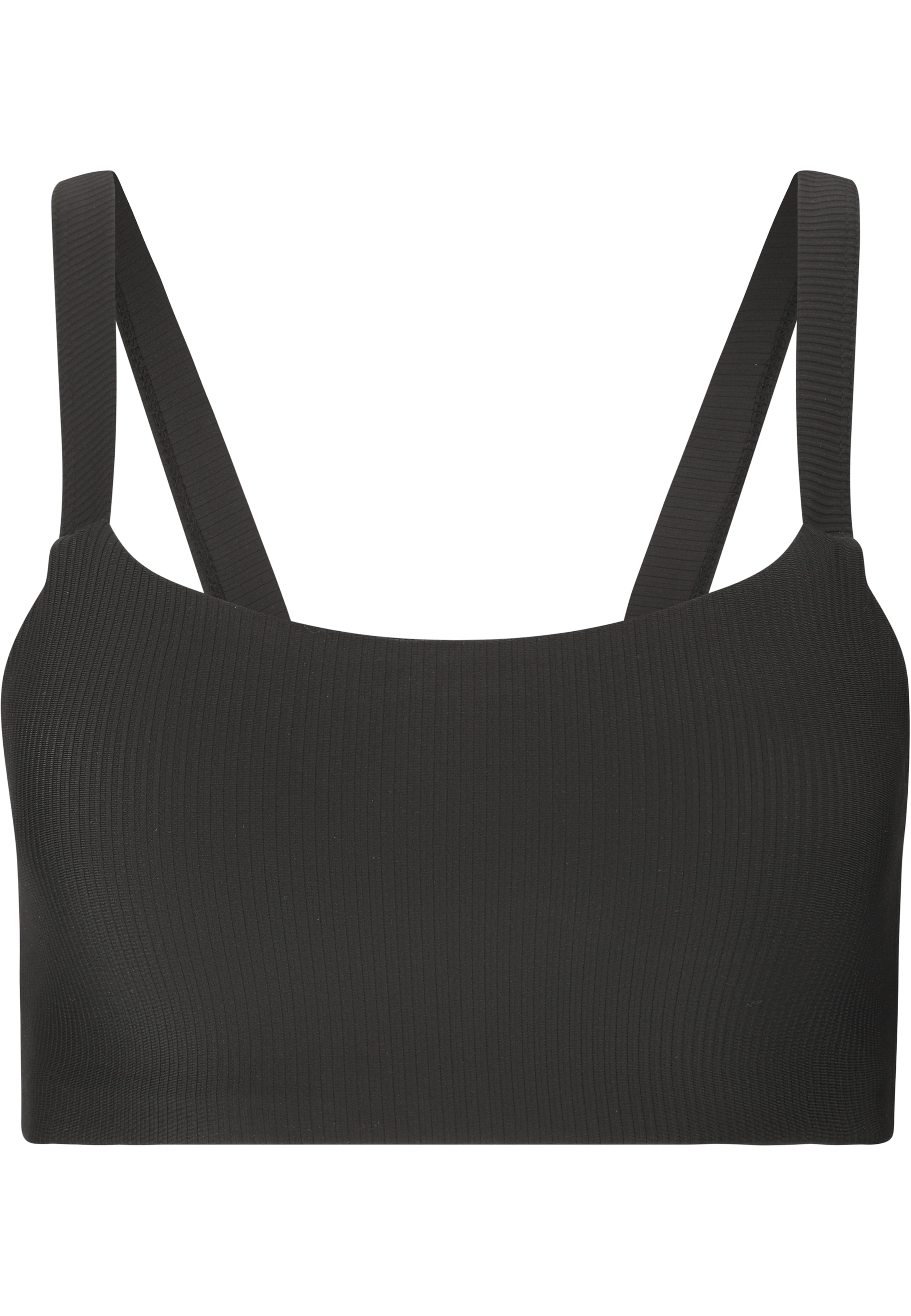 Athlecia Bustier Sport-BH 'Colbie' in Schwarz: Vorderseite