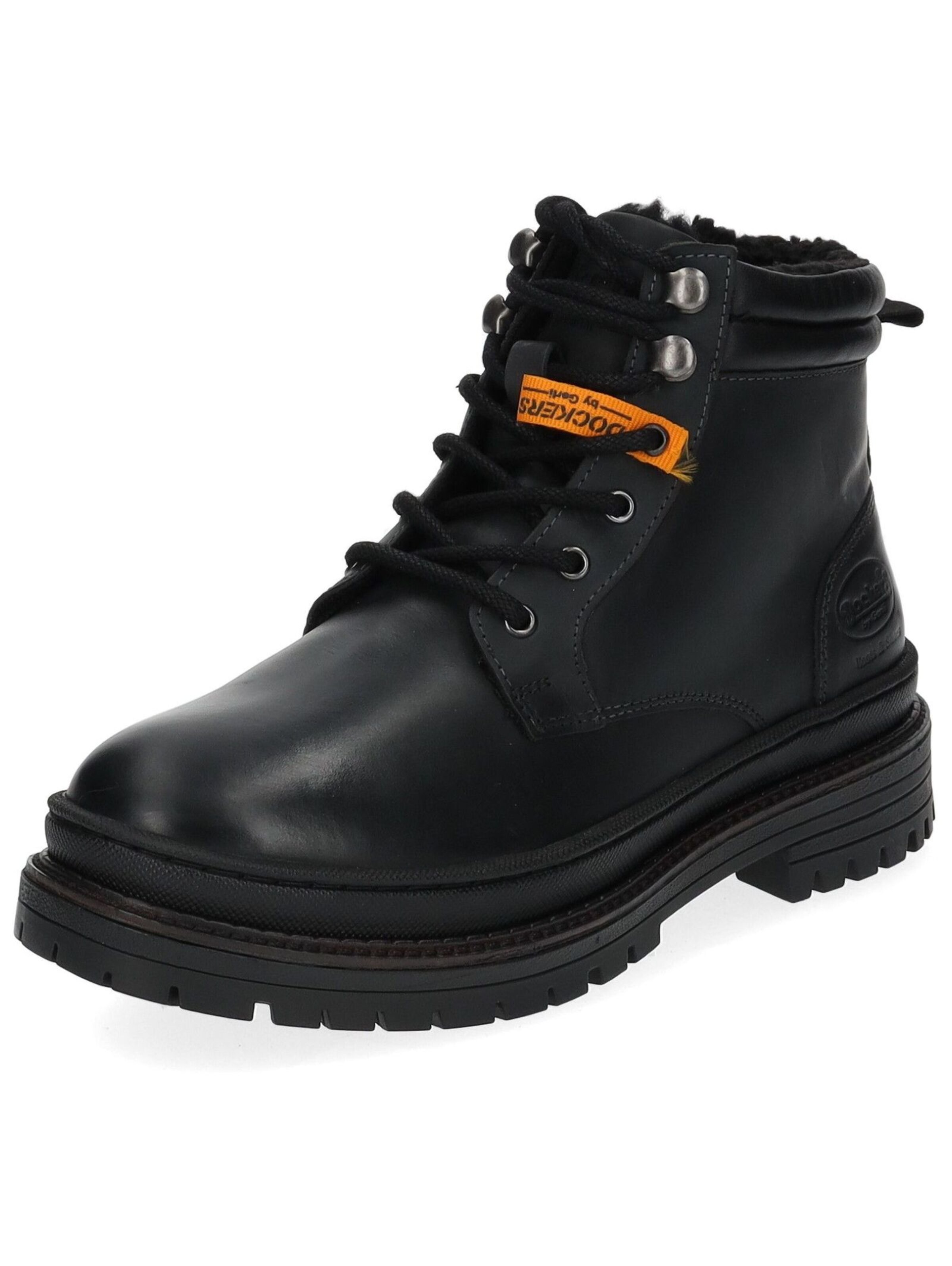 Dockers by Gerli Lace Up Boots in Black ABOUT YOU