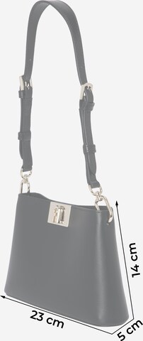 FURLA Shoulder Bag 'FLEUR' in Black